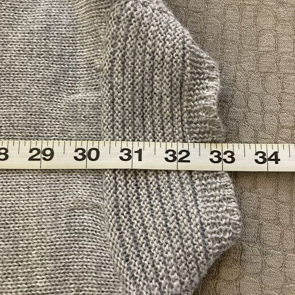 Peruvian Link Alpaca Collection Open Cardigan Sweater Womens Small Gray - Picture 8 of 8